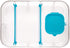 PackIt Flex Bento Food Storage Container, Tropical Blue