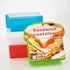 4Pcs Sandwich Containers ,Sandwich Containers for Lunch Boxes, 20oz Bread Storage Container with Lid ,Bpa-free, Microwave & Dishwasher Safe (4 Colors?