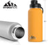 Hydrapeak 32 oz Insulated Water Bottle with Chug Lid - Reusable Leak Proof Stainless Steel Water Bottles, Double Wall Vacuum Insulation | 24 Hours Cold and 12 Hours Hot (Mango)