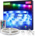 Lepro LED Strip Lights, 39.4Ft RGB LED Strips, 5050 SMD LED Color Changing Strip Light with 44 Keys Remote Controller and 24V Power Supply, LED Lights for Bedroom, Home, TV Backlight