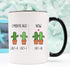 YouNique Designs One Month Anniversary Mug, 11 Ounces, Funny One Month Anniversary Coffee Mug for Boyfriend and Girlfriend, 1 Month Dating Anniversary Cup, 1st Month Dating Anniversary (Black Handle)