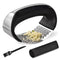 Habitaby® - Garlic Press - Garlic Press Stainless Steel - Garlic Press Rocker - Garlic Chopper - Garlic Crusher - Garlic Mincer - With Free Silicone Garlic Peeler and Cleaning Brush