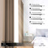 WONTEX Blackout Curtains Thermal Insulated Room Darkening with Grommet for Bedroom, 52 x 63 inch, Taupe, 2 Curtain Panels