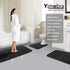Yimobra Memory Foam Bath Mat Large Size 31.5 by 19.8 Inches, Soft and Comfortable, Super Water Absorption, Non-Slip, Thick, Machine Wash, Easier to Dry Bathroom Floor Rug, Black