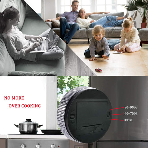 Kitchen Timer, Magnetic Countdown LED Digital Timer?Twist One Button Operation for Teacher Kids and Elderly,for Classroom Home Work Fitness
