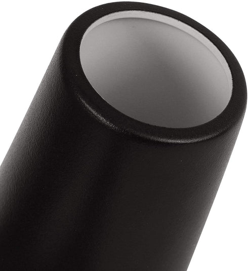 SANFERGE Ceramic Flower Vase for Home Décor Office Decoration, 8 Inch, Black