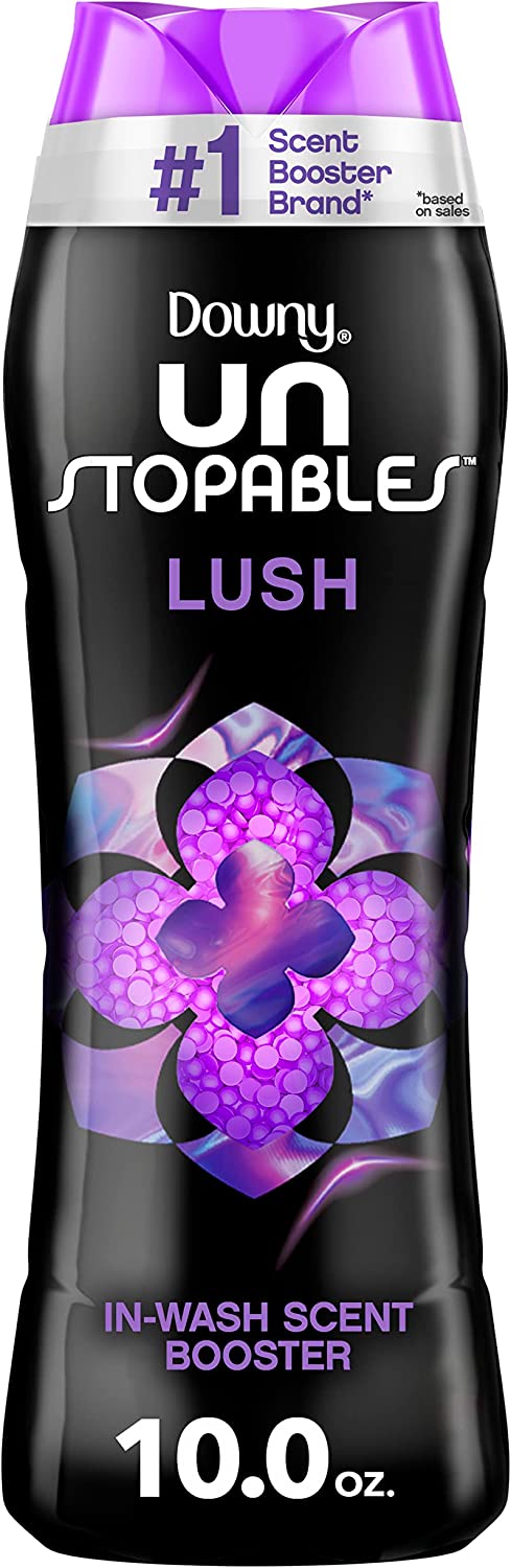 Downy Unstopables in-wash Scent Booster Beads, Lush, 10.0 oz, 10 oz