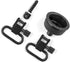Braudel Quick Detachable Sling Swivel Cap Set with 1" Quick Release Tri-Lock Swivels for Remington 870 12 GA
