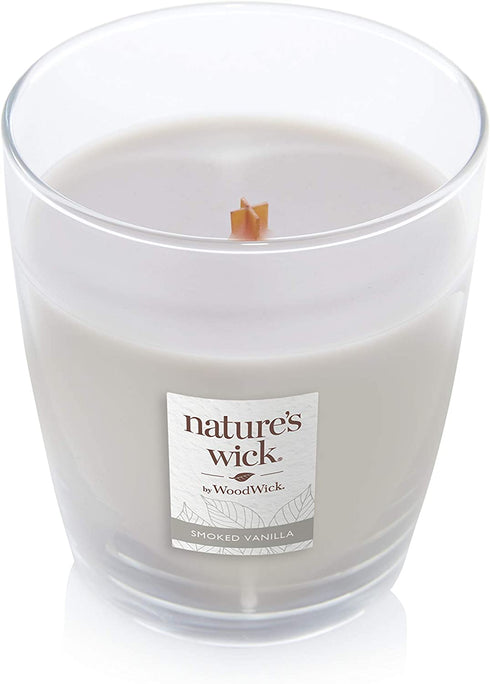 Nature's Wick Smoked Vanilla Scented Candle, 10 ounces