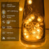 Christmas Lights Outdoor/Indoor String Lights Connectable Plug in 33 FT 100 LED Mini Crystal Globe Bulbs Christmas Lights for Tree with Remote Control 8 Lighting Modes for Christmas Decor Warm White