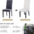 SearchI Dining Room Chair Covers Soft Stretch Removable Kitchen Parson Chair Slipcovers Set of 6 Chair Seat Protective Covers for Dining Room, Wedding, Banquet, Party, Decoration