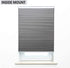 Blackout Cellular Shades Cordless Honeycomb Blinds Fabric Window Shades, 30x64 inch, Cool Silver(Blackout)
