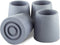 Essential Medical Supply Replacement Walker/Commode Tips, Gray, 1"