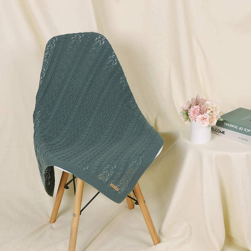 LAWKUL Neutral Baby Blankets Cotton Baby Girl Receiving Blankets Infant Swaddle Baby Blanket Newborn Gender Neutral Nursery Decor Size 40x30 Inches