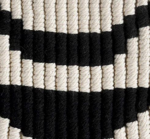 Macrame Wall Hanging Moon Phase Bohemain Home Wall Décor, 10" W x31.5 L