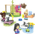 Mega Barbie Animal Grooming Station Building Set, 97 Bricks and Pieces with Fashion and Roleplay Accessories, 3 Micro-Dolls, 1 Panda, 1 Koala, 1 Turtle and 2 Sloths, Toy Gift Set for Ages 5 and up
