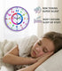 Telling Time Teaching Wall Clock, Silent Movement, Educational Wall Clock, Makes Kids Learning Time Faster and Fun. Its Perfect for Parents and Teachers, Decorate Kids Bedroom or Classroom,Purple