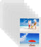 Sooez 30 Pack Heavy Duty Photos or Postcards Page Protectors, Plastic Clear Photo Holder Sleeves for 3 Ring Binder, Two 5'' x 7'' Pockets Per Page, Top Loading Perfect for Checking & Organizing