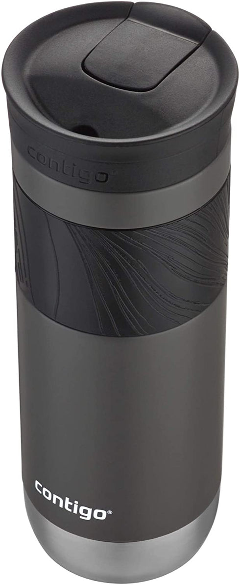 Contigo Snapseal Insulated Travel Mug, 20 oz, Sake/Blue corn, Grip