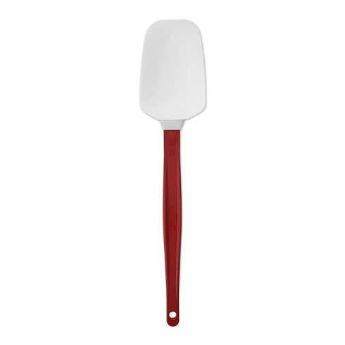 Rubbermaid Commercial Products High Heat Spoon Scraper Spatula, 13.5-Inch, Red, Kitchen Supplies Restaurant Use