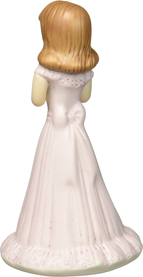 Enesco Growing Up Girls œBrunette Age 9? Porcelain Figurine, 5?