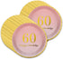 60th Birthday Decorations for women Party Supplies Napkins,Cups,Plates,Straws - 24 Sets