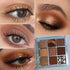AMY'S DIARY Dark Brown EyeShadow Palette, Copper Eyeshadow glitter brown matte Shimmer Makeup Eyeshadow Pallet,Hazel Eyes Eyeshadow Palette ,smokey eye eyeshadow palette waterproof Long Lasting(C)