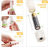 Window Candles for Christmas Decorations, Deaunbr Battery Operated 6 Pack LED Lights Electric Taper Flameless Candle with 2 Remote,Timers,6 Holders for Valentine's Day, Home Party Decor - White & Gold