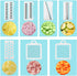 7 in 1 Vegetable Chopper, Easy to use Mandoline Slice Potato Onion Chopper Vegetable Chopper Dicer Slicer Cutter, Chopper for Kitchen with Hand Guard & Container Drain Basket