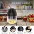 Electric Mini Garlic Chopper,Portable Wireless Onion Masher With Type-C Rechargeable,250ML Food Chopper Mincer With 3 Blades For Garlic/Fruits/Vegetables/Onions/Nuts/Pepper/Ginger/Salad (Black)
