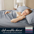 Comfort Spaces Microfiber Set 14" Deep Pocket, Wrinkle Resistant All Around Elastic-Year-Round Cozy Bedding Sheet, Matching Pillow Cases, Twin, Light Gray,CS20-0119