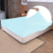 N&Y HOME Soft Stretch Queen Fitted Sheet Only - Jersey Knit & Cozy T-Shirt Like, 4-Way Stretchy Snug Fit & Wrinkle Free, No More Slipping Mattress Sheets - Baby Blue, Queen