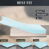 N&Y HOME Soft Stretch Queen Fitted Sheet Only - Jersey Knit & Cozy T-Shirt Like, 4-Way Stretchy Snug Fit & Wrinkle Free, No More Slipping Mattress Sheets - Baby Blue, Queen