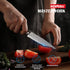 KONOLL Utility knife 5-Inch Paring knife Kitchen Fruit Knife High Carbon Steel Cutting Knife