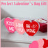 Valentine's Day Wood Sign Heart Shaped Wooden Sign Tabletop Centerpiece Decor Romantic Love Wooden Decor Freestanding Valentine's Day Table Decor for Valentine's Day Wedding, Red, Rose Red and Pink