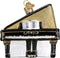 Old World Christmas Musical Instruments Glass Blown Ornaments for Christmas Tree Baby Grand Piano 3x3