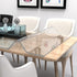ETECHMART 18 x 36 Inch Clear PVC Table Cover Protector, 1.5mm Thick Custom Plastic Desk Pad , Waterproof Vinyl Table Top Protector Mat for Coffee Table, Dining Table, Writing Desk