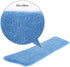 5 Pack Microfiber Mop Pads Head Wet Dry Mops Refill for 15" Flat Mop Base Blue