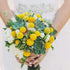 Uieke 30Pcs Natural Dried Flowers Craspedia Billy Balls Flowers Billy Buttons Floral Bouquet for Flower Arrangements Wedding Home Tall Vase Decor Yellow