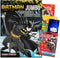 DC Studios Justice League Batman Coloring Book Bundle with Batman Stickers & Specialty Separately Licensed GWW Reward Sticker