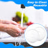 Fruit Roll Dehydrator Sheets Round Dehydrator Sheets White Fruit Roll Sheets for Fruit Roll Dried Fruit Leather Meat Beef Christmas Birthday Party Home Kitchen Bakery Use, 12.2 Inch (4)