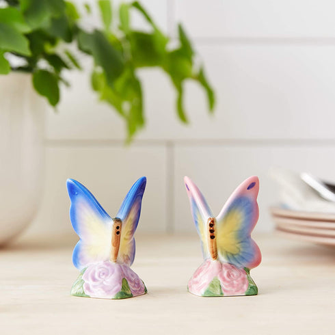Cosmos Gifts 20785 Butterfly Salt and Pepper Shaker, One Size, Purple