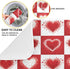Valentine's Day Love Heart Red Buffalo Plaid Dish Drying Mat 18x24 for Kitchen Mother's Day Rose Pink Flowers Dishes Pad Dish Drainer Rack Mats Absorbent Fast Dry Kitchen Accessories