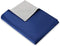 Weighted Idea Minky Fuzzy Duvet Cover for Kids Weighted Blanket 41''x60'' (100% Minky, Grey/Navy Blue)