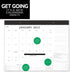 2022 Desk Calendar by AT-A-GLANCE, Monthly Desk Pad, 21-3/4" x 17", Standard, Elevation (SK752400)