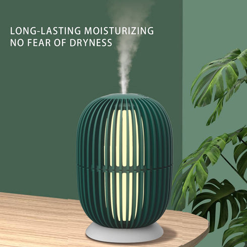 180ml Large Mist Mini Humidifier, Personal Room Long-Lasting Moisturizing Humidifier, Aroma Diffuser, Personal Desk Humidifier With 7-Color Night Light, Intelligent Anti-Drying, Suitable For Spa Yoga Baby Bedroom Office Travel