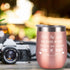 Friends Wine Tumbler Set of 2, Side By Side or Miles Apart Friends Are Always Close at Heart Wine Tumbler for Good Friends Long Distance Friends Women, 12 Oz Stainless Steel Insulated Wine Tumbler