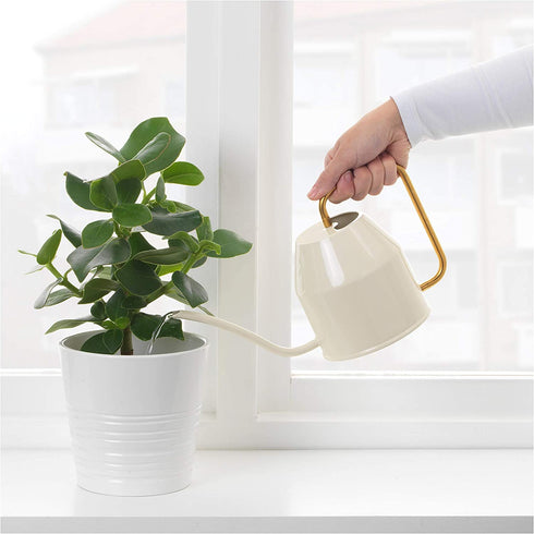 IKEA.. 403.941.18 Vattenkrasse Watering Can, Ivory, Gold
