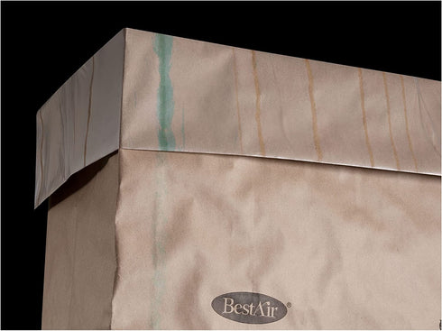 BestAir WMCK1335012-6 Heavy Duty Trash Compactor Bags, 16'' D x 9'' W x 17'' H, Pack of 1 (12 Bags)