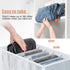 KOTHER Wardrobe Clothes Organizer - 7 Grids Breathable Clothing Organizer for Drawer Closet Wardrobe - Foldable Clothes Compartment Storage Organizer for Adults Kids Baby (Large-2 PCS.)